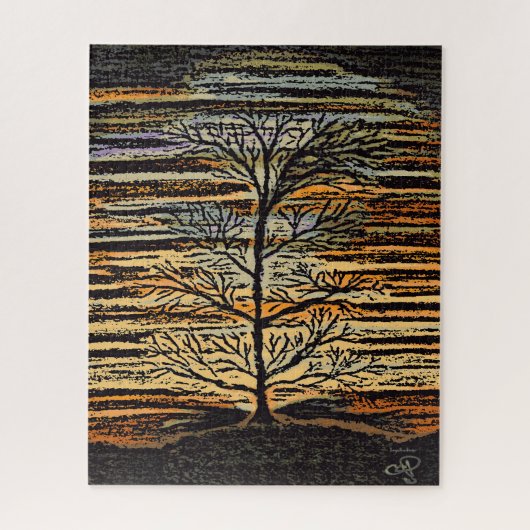 不毛の夜明け ジグソーパズル (縦)