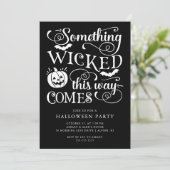 不気味おもしろいハローウィンパーティ 招待状 (スタンド正面)