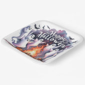 不気味おもしろい幽霊紙プレート ペーパープレート (傾斜あり)