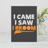 不気味おもしろい来I Broom Witchで見たハロウィン 招待状 (スタンド正面)