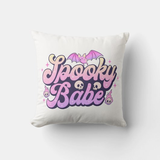 不気味かわいいハロウィーン クッション (正面)
