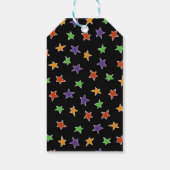 不気味こうもりと幽霊ハッピーハローウィン ギフトタグ (裏面)