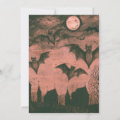 不気味こうもりと満月ハローウィンパーティ 招待状 (裏面)