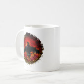 不気味こうもりアモダンート コーヒーマグカップ (正面左)