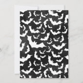 不気味こうもりハローウィンパーティ招待状 招待状 (裏面)