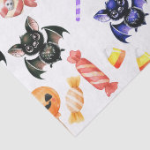 不気味こうもり&キャンディ、水彩カラフル 薄葉紙 (詳細)