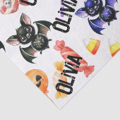 不気味こうもり&キャンディ、水彩カラフル 薄葉紙 (詳細)