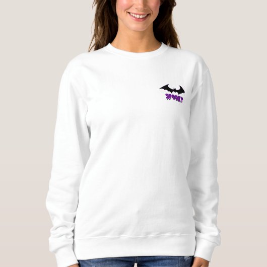 "不気味こうもり"ミニマリストSweatshirt スウェットシャツ (正面)
