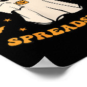 不気味さと表計算シートハロウィーン会計士B ポスター (角)