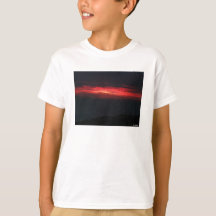 不気味だが美しい夕日