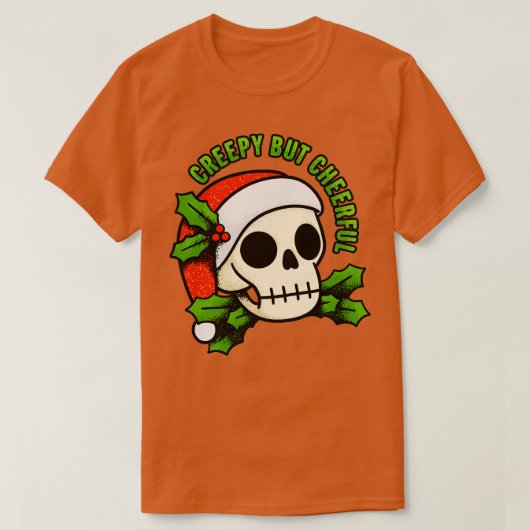 不気味だが陽気な Tシャツ (デザイン正面)