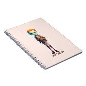 不気味だけどかわいいゾンビの子供 – 愛らしい不穏 (2) ノートブック (右側)