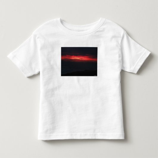 不気味だけど美しい夕焼け トドラーTシャツ (正面)