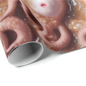 不気味でグロスなエイリアンの眼球と触手のシチュー ラッピングペーパー (ロールコーナー)