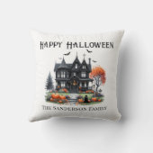 不気味でハッピーなハロウィン クッション (裏面)