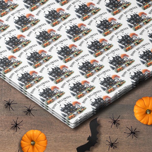 不気味でハッピーなハロウィン 薄葉紙