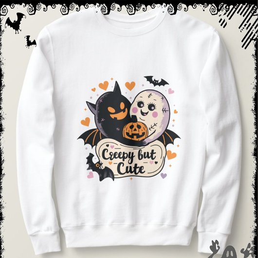 不気味で可愛い | ExDesigner | ハロウィン スウェットシャツ