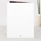 不気味で怖いクリープなホラー ハロウィン テーマの人形 カード (裏面)