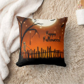 不気味で怖いハロウィーンの装飾 クッション (ブランケット)