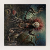 不気味で怖い沼の生物 ジグソーパズル (横)