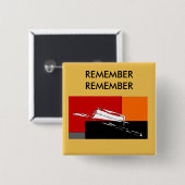 不気味で暗い帽子Pin 缶バッジ (正面&裏面)