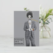 不気味で豪華なゴothic ハロウィンパーティー 招待状 (スタンド正面)