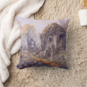 不気味と墓地不気味ハロウィーン クッション (ブランケット)