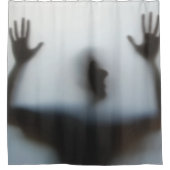 不気味なおもしろい降伏の男 シャワーカーテン (正面)