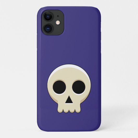 不気味なかわいいかわいいゴシックスカル Case-Mate iPhoneケース (裏面)