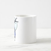 不気味なかわいいこうもりバニー コーヒーマグカップ (中央)