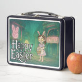 不気味なかわいいハッピーイースター メタルランチボックス (インサイチュ)