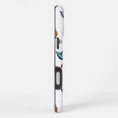 不気味なかわいいハロウィンホワイトiPhoneケース iPhoneケース (右側面)