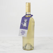 不気味なかわいいハロウィーンウルフカスタム ボトルネックタグ (アングル)