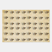 不気味なかわいいハロウィーンテーマ柄 ラッピングペーパーシート (正面2)