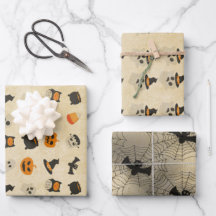 不気味なかわいいハロウィーンテーマ柄