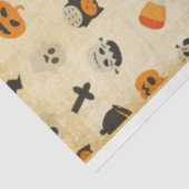 不気味なかわいいハロウィーンテーマ柄 薄葉紙 (詳細)