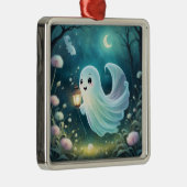 不気味なかわいい幽霊オーナメント メタルオーナメント (右)