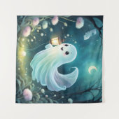 不気味なかわいい幽霊タペストリー タペストリー (正面(横))