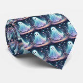 不気味なかわいい幽霊ネックタイ ネクタイ (ロール)