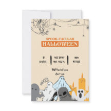 不気味なかわいい幽霊ハローウィンパーティ