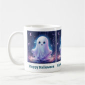 不気味なかわいい幽霊マグ コーヒーマグカップ (左)