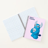 不気味なかわいい悪魔かわいいゴシック名 ノートブック (内部)