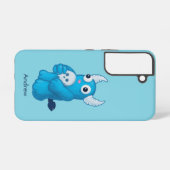 不気味なかわいい悪魔かわいいゴシック少年の名前 SAMSUNG GALAXYケース (裏面横)