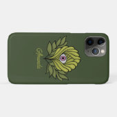不気味なかわいい植物春グリーンファンタジーアート名 Case-Mate iPhoneケース (裏面(横))