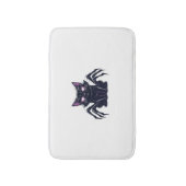 不気味なかわいい猫 – クモの脚とハートの目を隠す バスマット (正面縦)