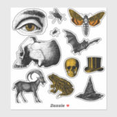 不気味なもの シール (シート)