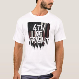 不気味なアメリカ国旗Tシャツ – 4th of Fright Tシャツ