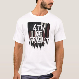 不気味なアメリカ国旗Tシャツ – 4th of Fright Tシャツ