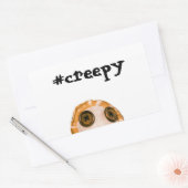 不気味なアンヤシール 長方形シール (封筒)