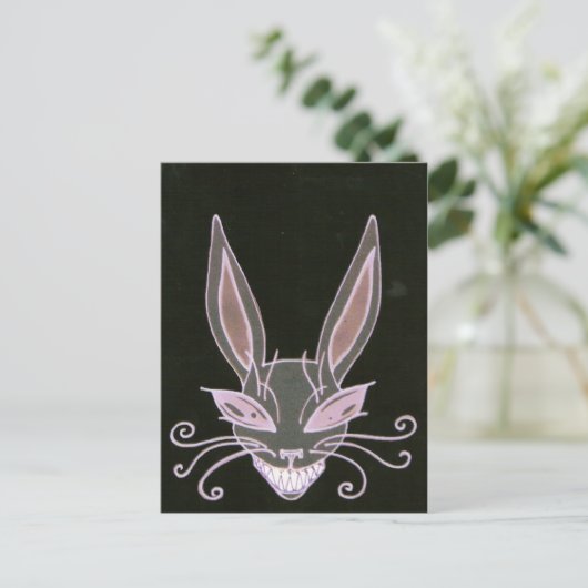 不気味なウサギ ポストカード (スタンド正面)